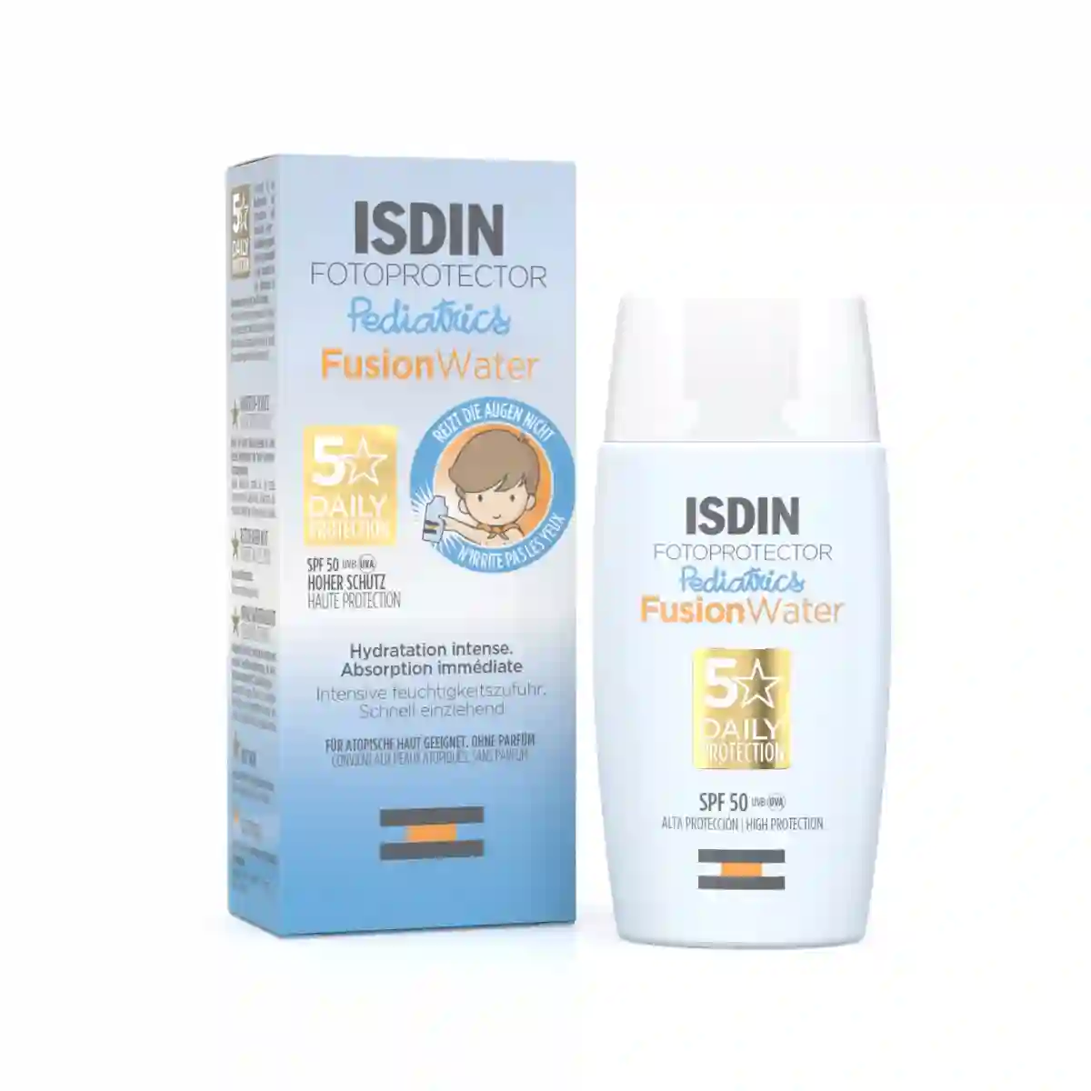 ISDIN FUSIONWATER PEDIATRICS SPF 50 50 ml photoprotector