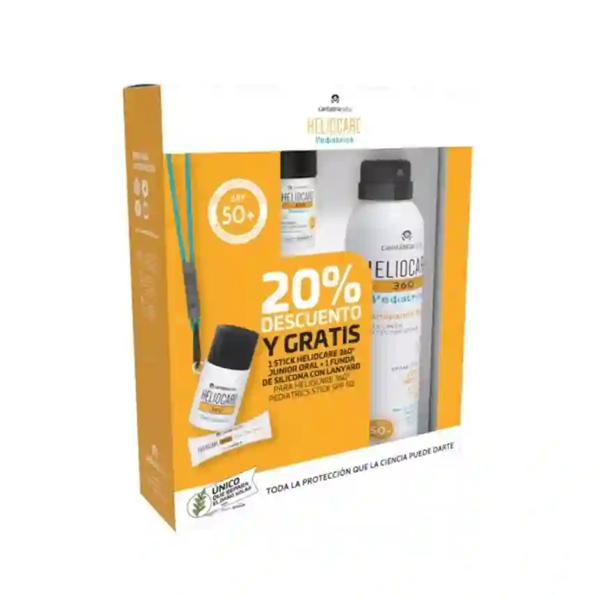 Heliocare 360 ​​Pediatrics Pediatrics Sun Protector SPRAY SPF50 + 250 ML + SICK GIFT