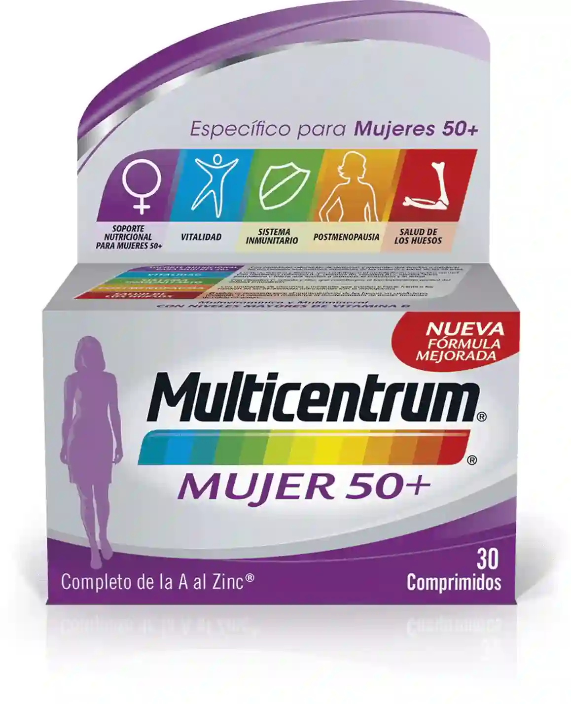 Multicentrum Mujer 50+ 30 Comprimidos