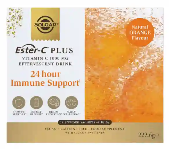 Solgar Ester-C Plus vitamin C 1000mg 21 envelopes