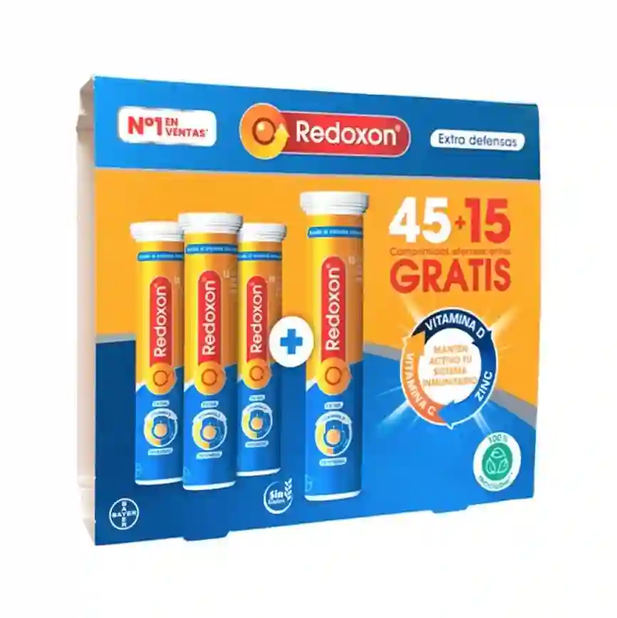 Redoxon Extra defenses 45+15 effervescent tablets