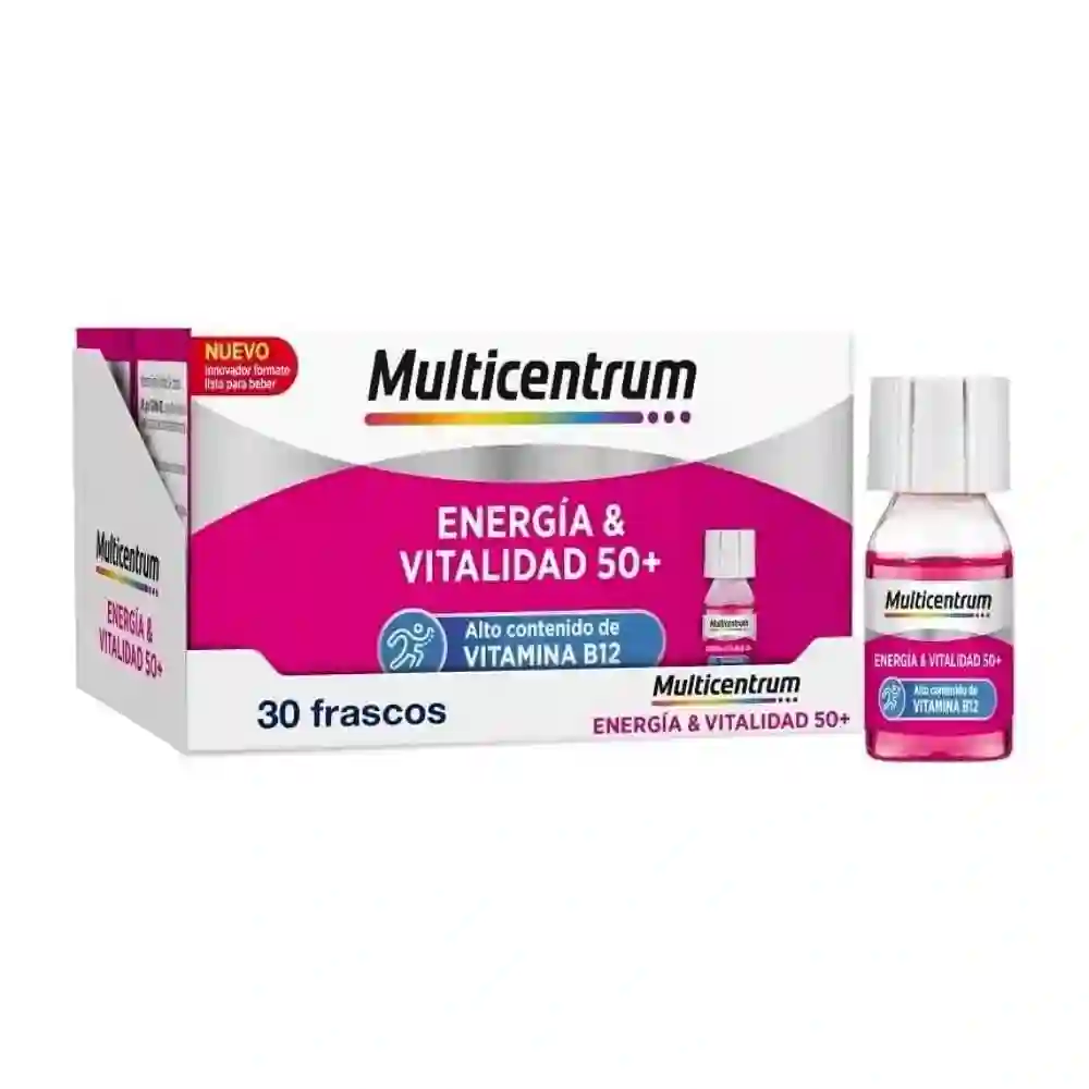 Multicentrum Energía & Vitalidad 50+ 30 Frascos