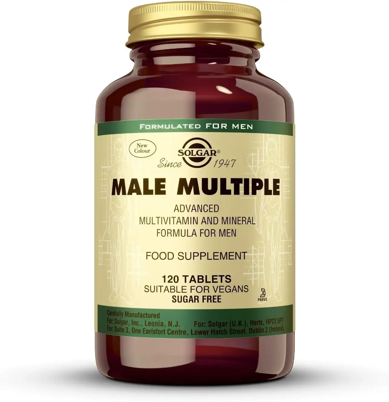 SOLGAR MULTIPLE MALE 120 TABLETS