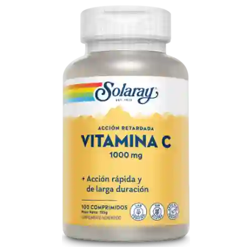 Solaray vit C 1000 mg 100 tablets