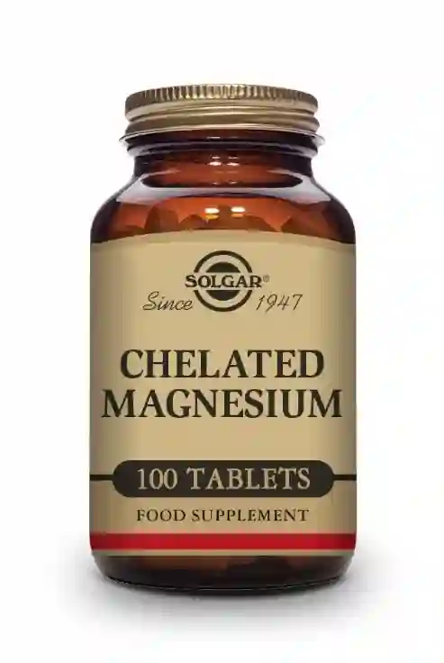 SOLGAR MAGNESIUM CHELATED 100 TABLETS