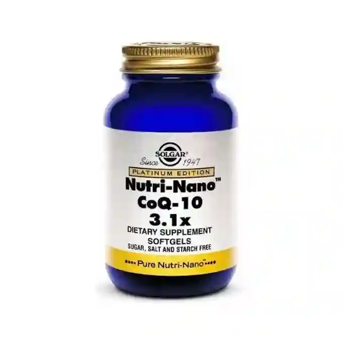 SOLGAR NUTRI NANO COQ-10 3.1X 50 CAPSULAS