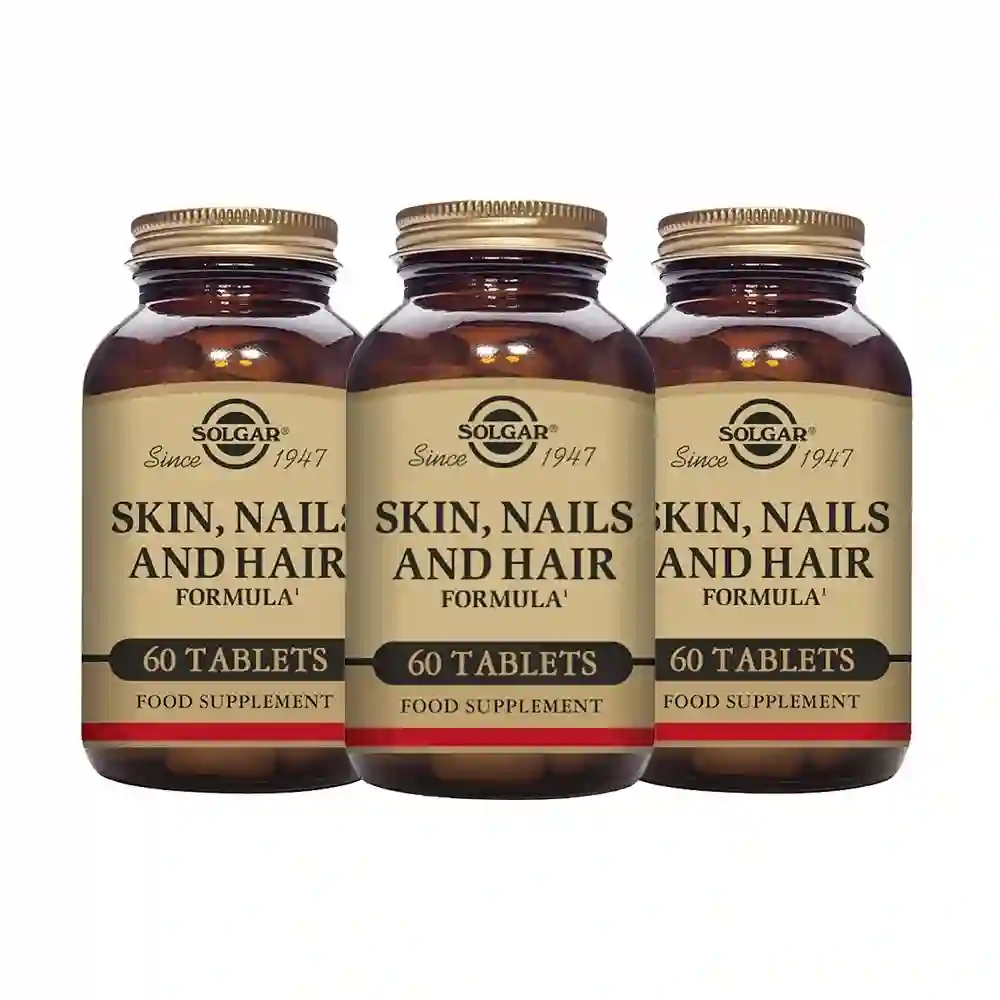 SOLGAR SKIN, NAILS AND HAIR Formula TRIPLO! 3 x 60 tablets