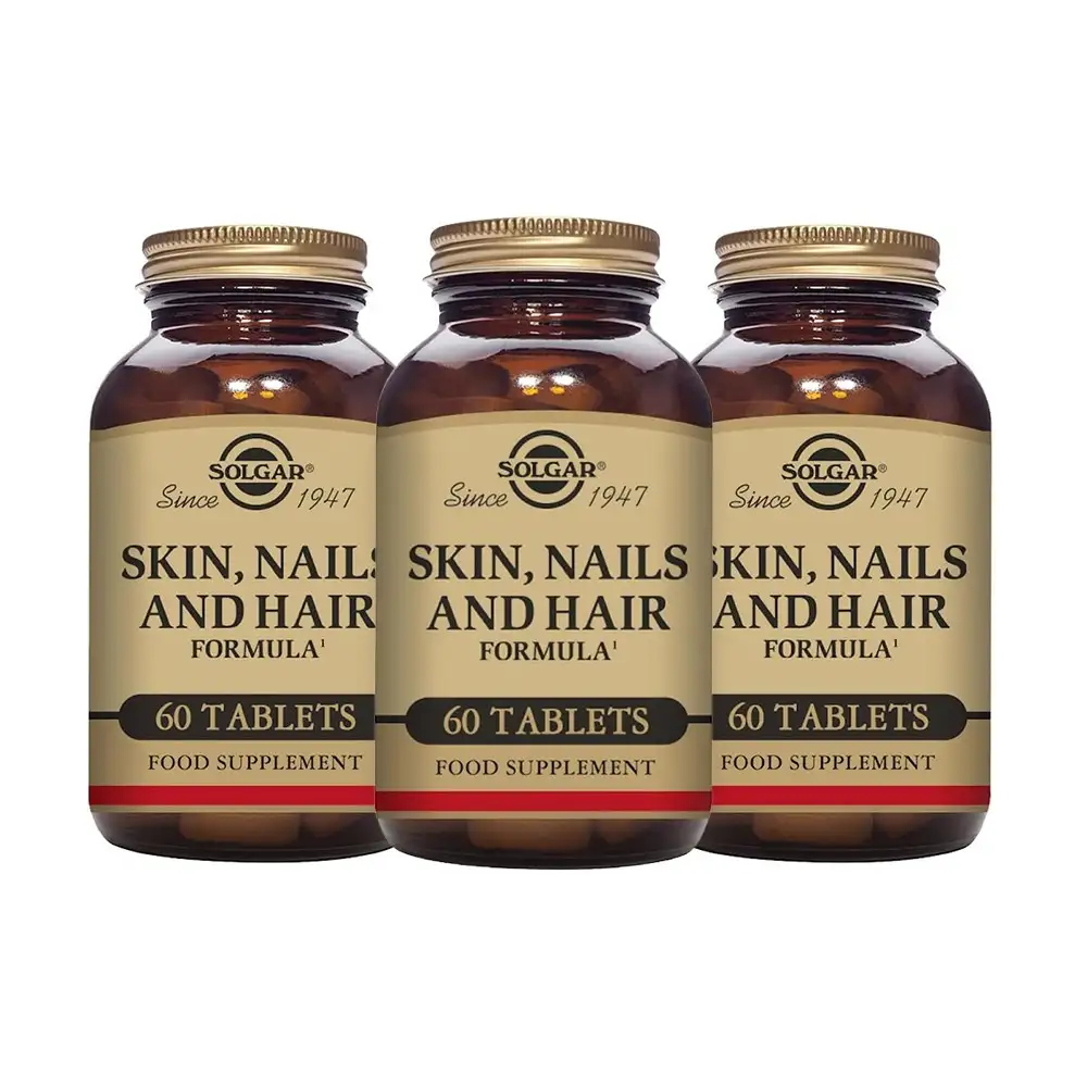 SOLGAR SKIN, NAILS AND HAIR Formula TRIPLO! 3 x 60 tablets