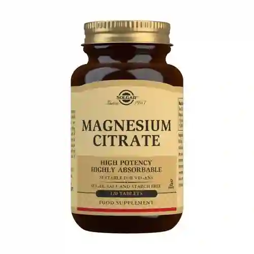 Solgar Magnesium citrate 200 mg 120 tablets