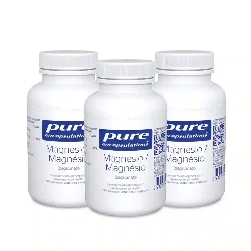 Pure encapsulations Magnesio Bisglycinate 3x90 Capsules TRIPLO!