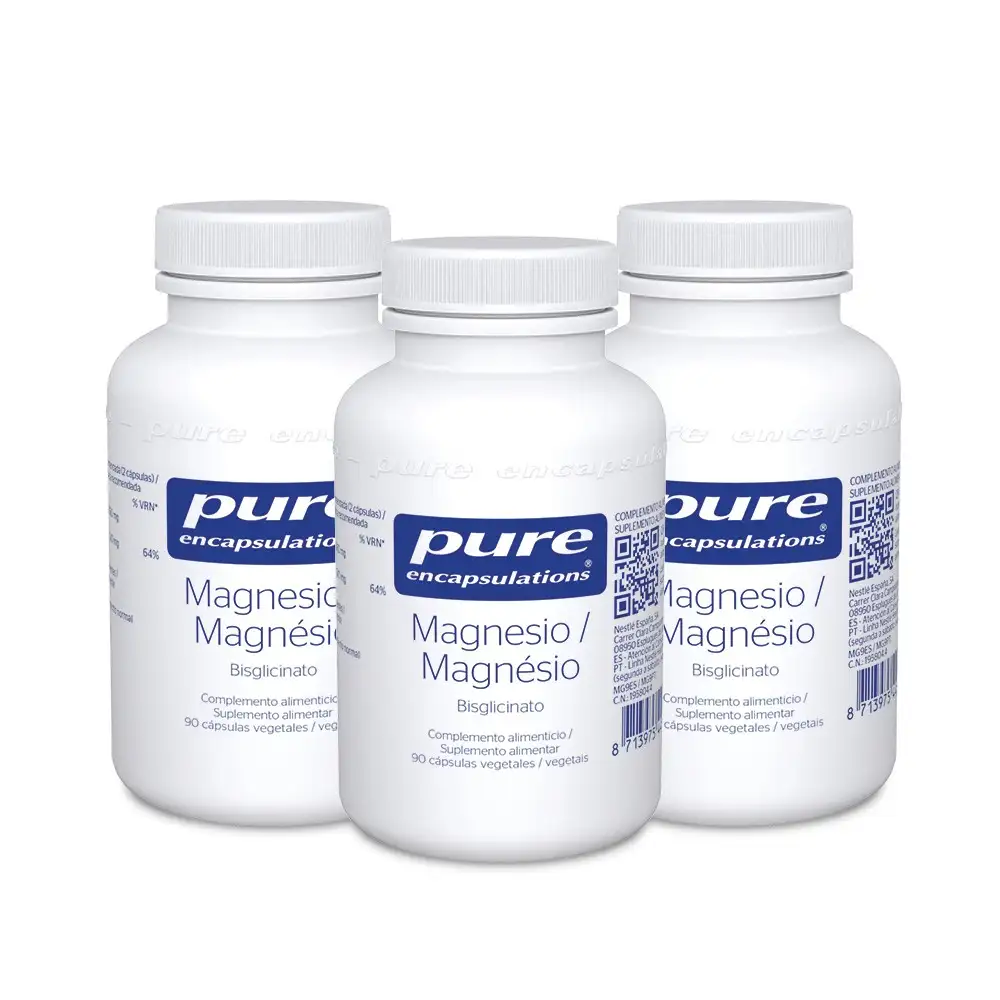 Pure encapsulations Magnesio Bisglycinate 3x90 Capsules TRIPLO!