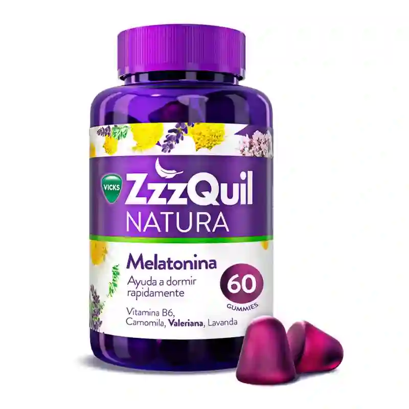 ZZZQUIL NATURA METHONINA 60 GOMBOLAS FLORS FRUITS OF THE Forest