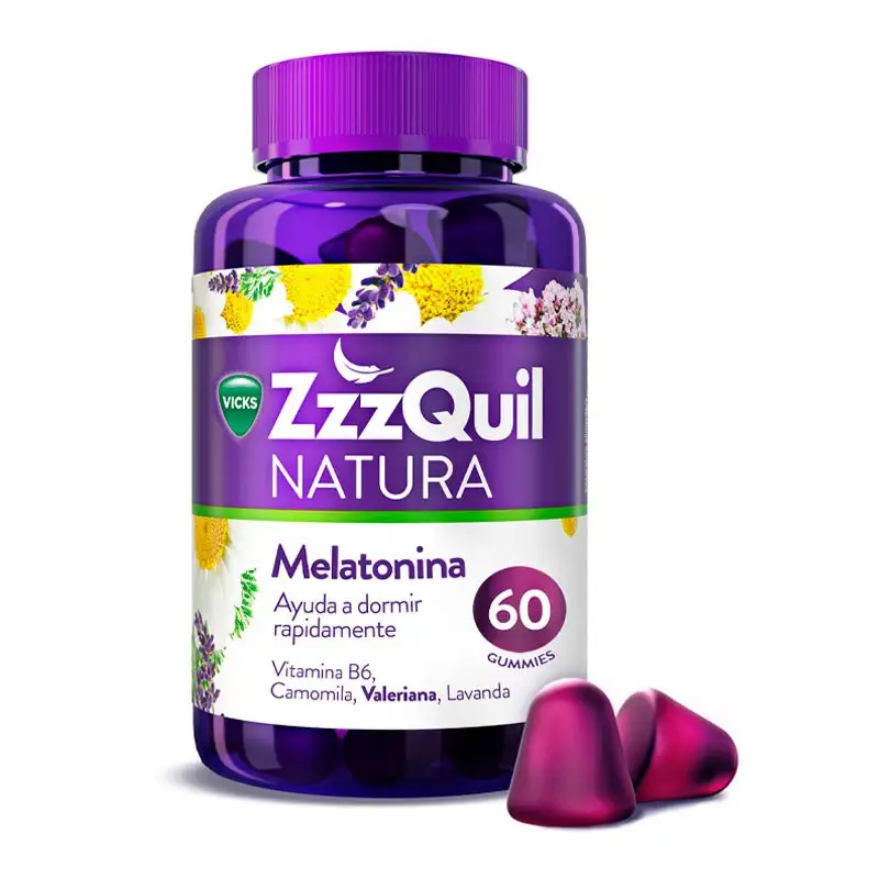ZZZQUIL NATURA METHONINA 60 GOMBOLAS FLORS FRUITS OF THE Forest