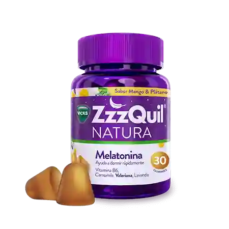 ZZZQUIL METHONINA MANGO AND PLOTANLY 30 GOMBOLAS