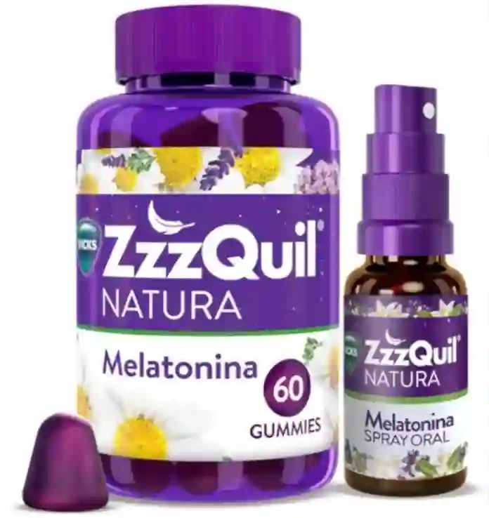 ZZZQUIL NATURA METHONINA 60 GOMINOLAS + SPRAY 30 ML