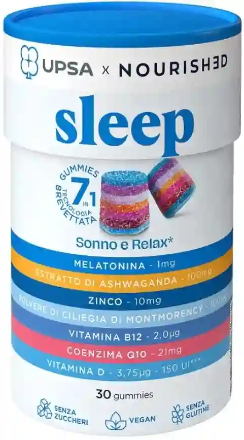 UPSA X NOURISHED SLEEP 30 GUMMIES - Fruit taste