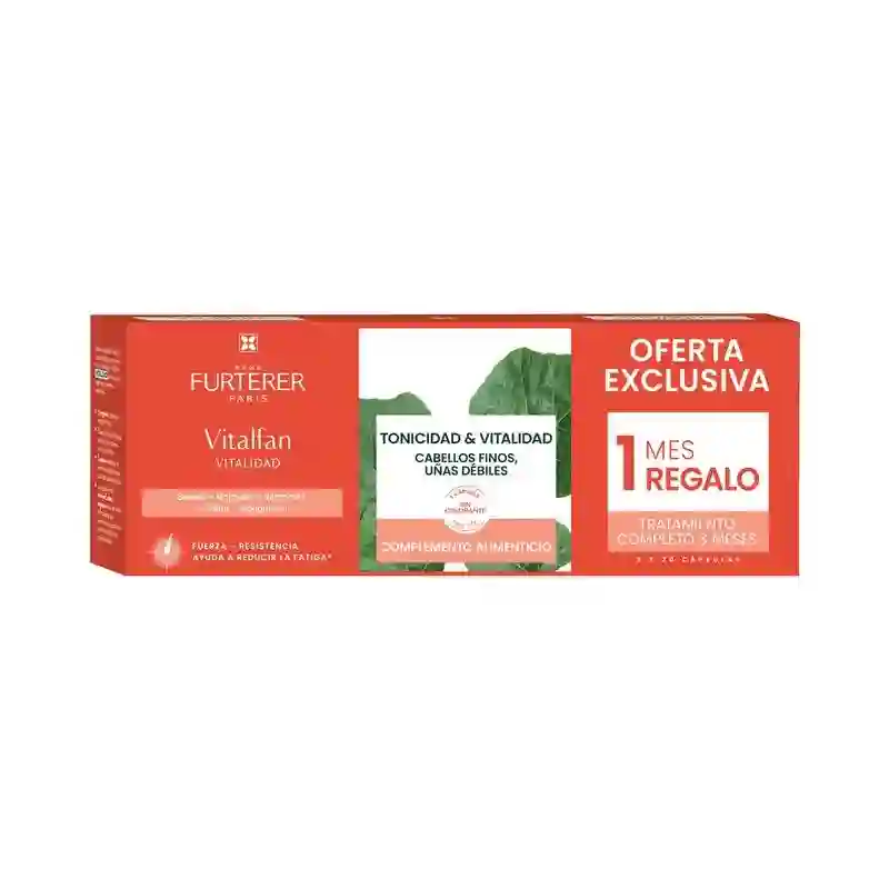 RENÉ FURTERER VITALFAN ANTICAIDA VITALITY HAIR AND NAILS 3X30 CAPSULA