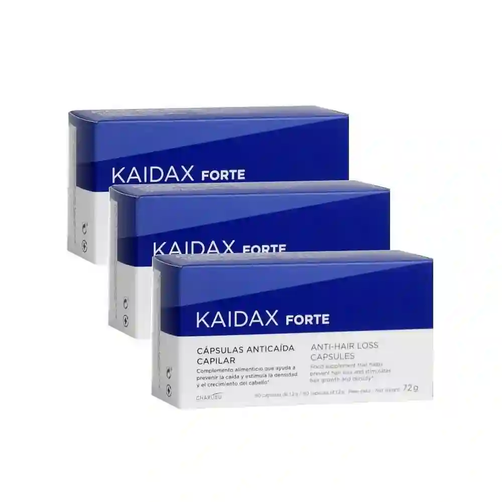 Kaidax Forte Triplo! 3x60 Capsules 6 months of treatment!