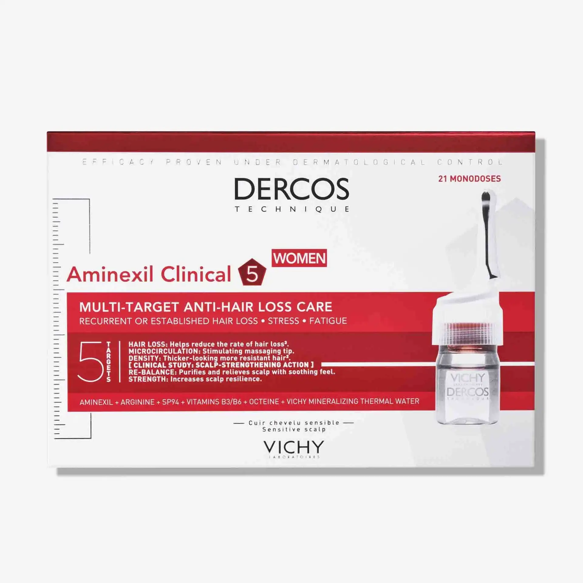 Vichy Dercos Aminexil Clinical 5 Woman 6 ml 21 Mododosis