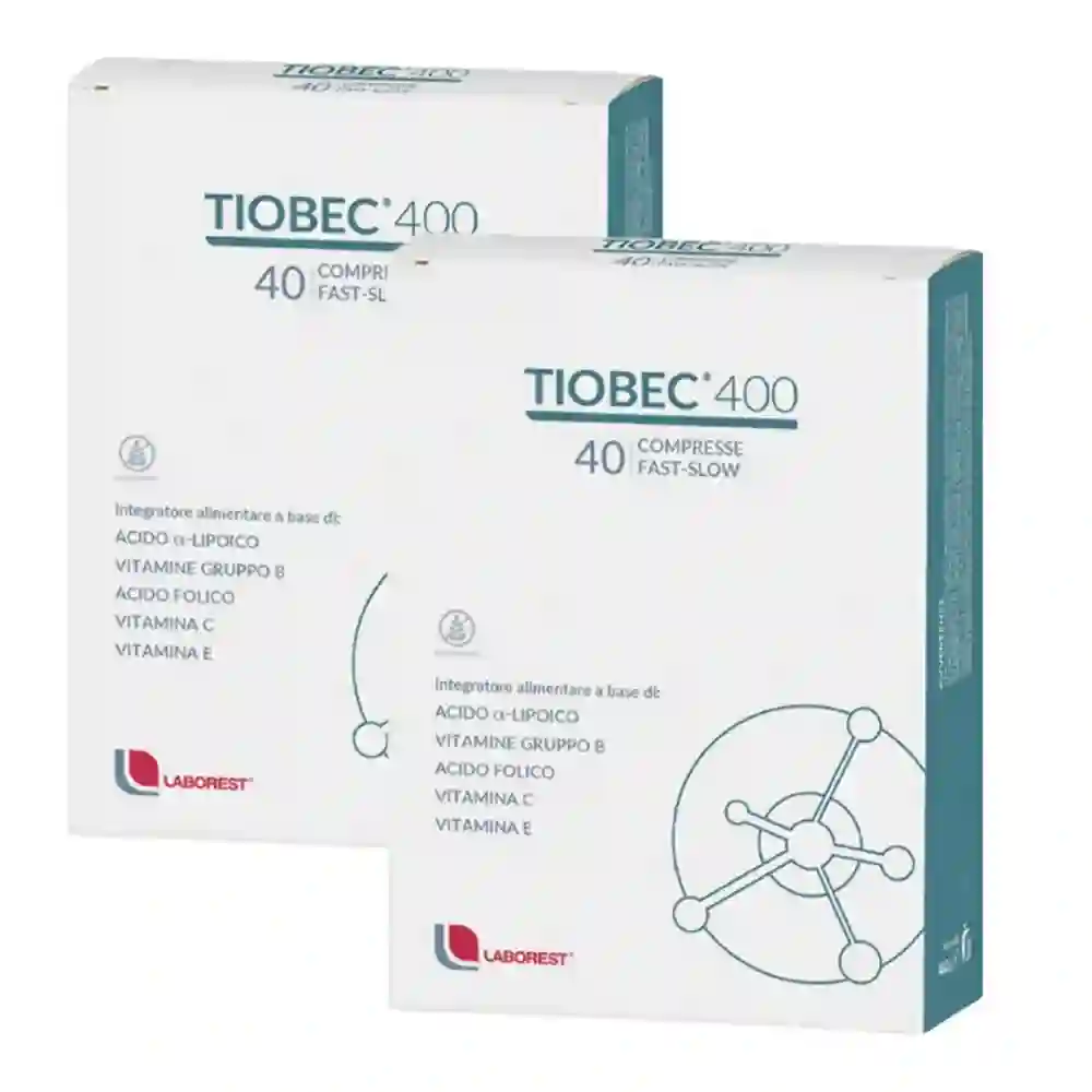 TIOBEC 400 DUPRO! 2 x 40 Fast Slow tablets