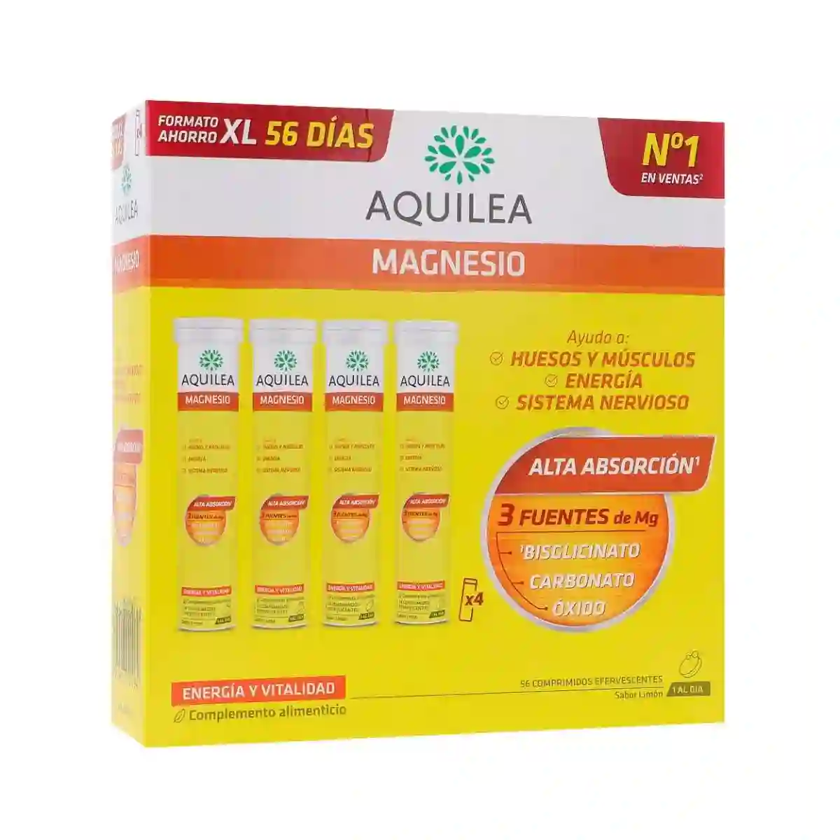 Aquilea Magnesio 56 Comprimidos Efervescentes