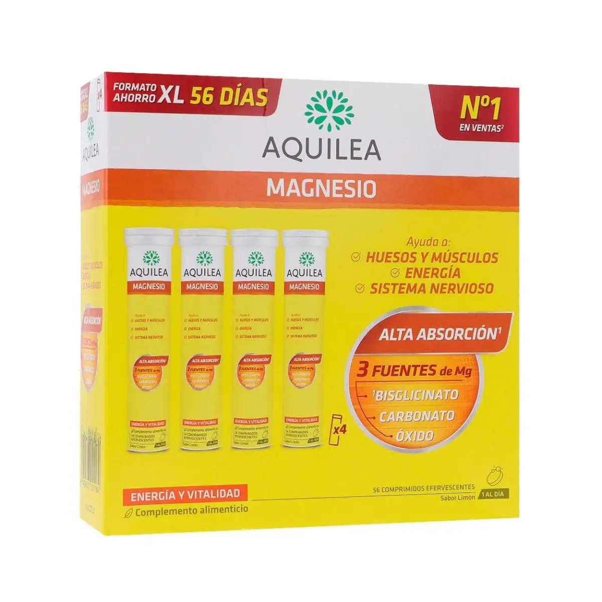 Aquilea Magnesio 56 Comprimidos Efervescentes