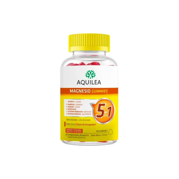 Aquilea Magnesio Gummies 60 Gominolas Sabor Mora