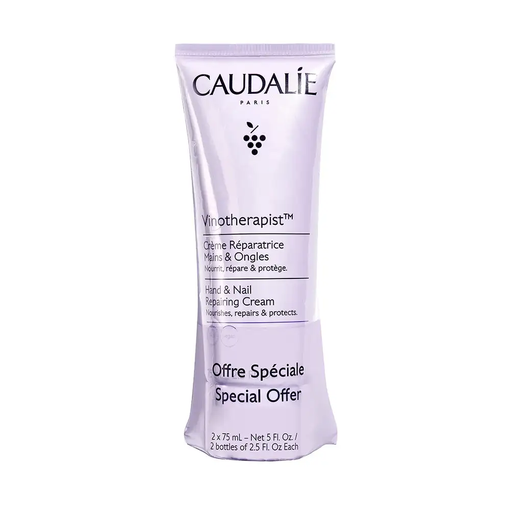 Caudalie Vinotherapist Crema Reparadora para Manos y Uñas 2x75ml Duplo