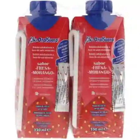 Bi-Oralsuero Strawberry Pack 3x200u
