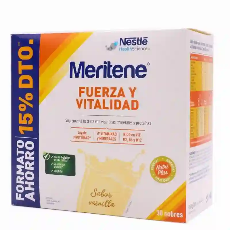 Meritene 30 vanilla envelopes