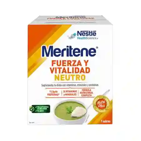 Meritene strength and neutral vitality to plate 7 envelopes