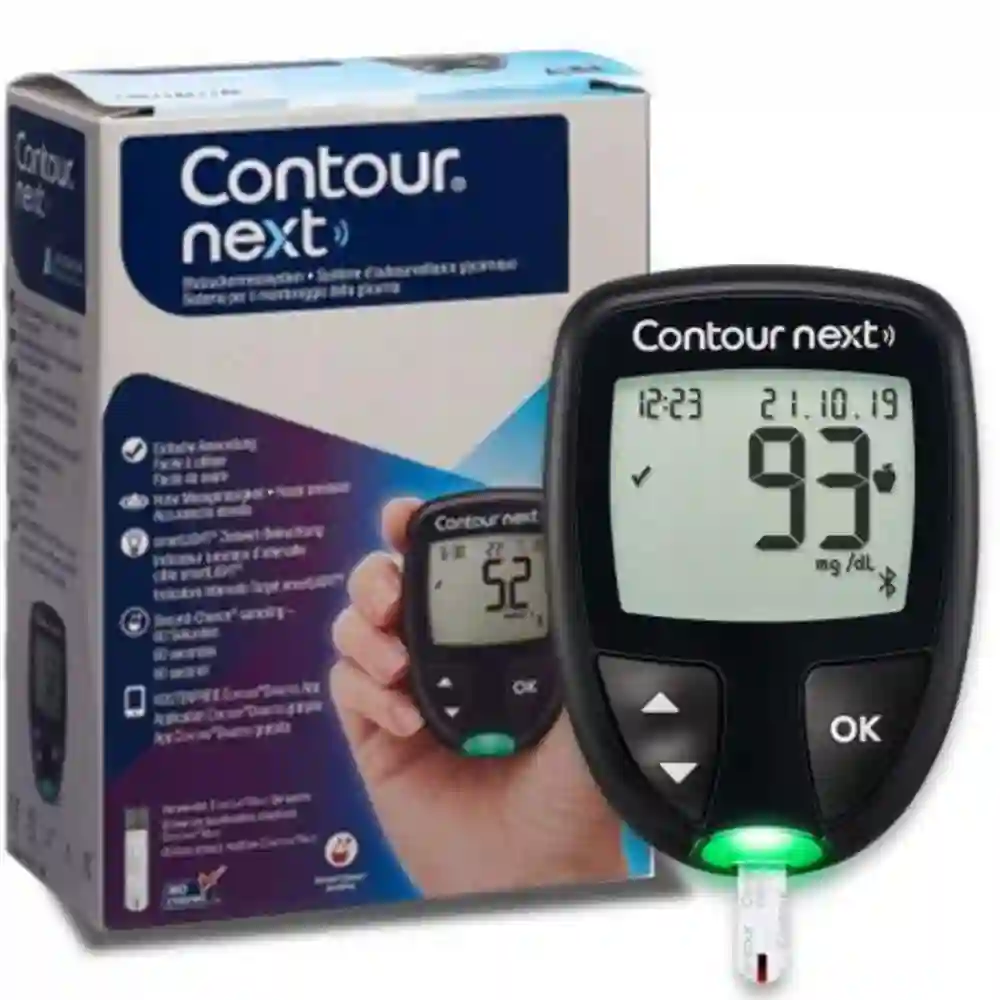 Contour Next Glucometro Sistema Medidor Analisis Glucemia