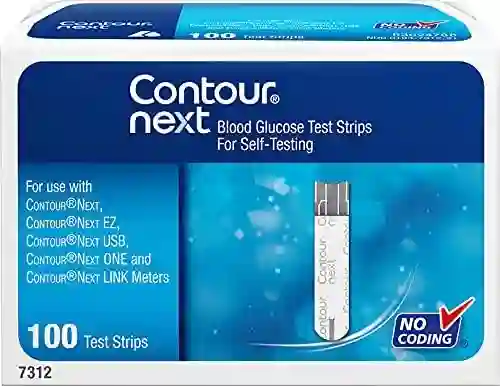Contour Next Tiras Reactivas Glucosa 100 Unidades