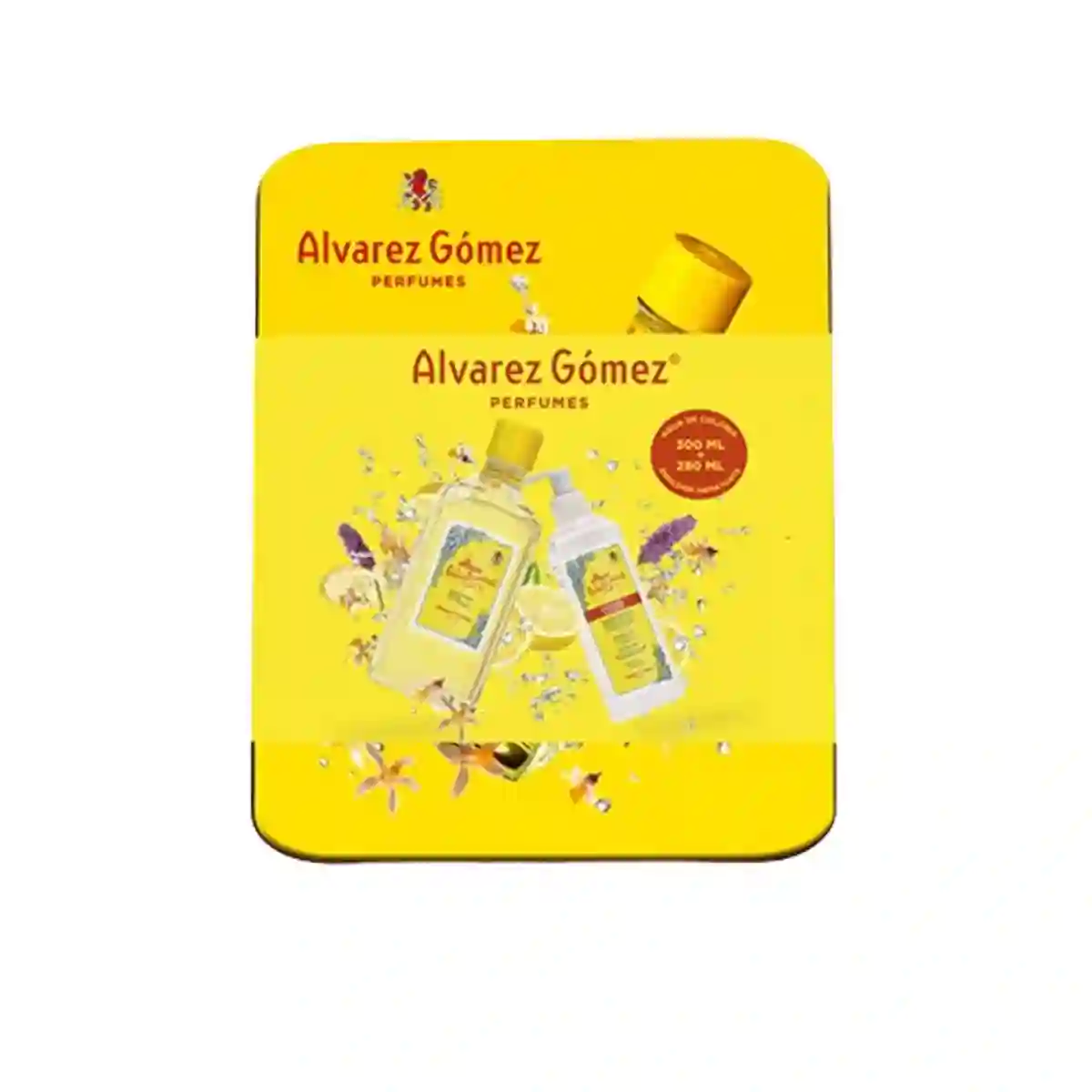 Álvarez Gómez Lata Agua de Colonia Concentrada 300 ml + Emulsión Hidratante 280 ml