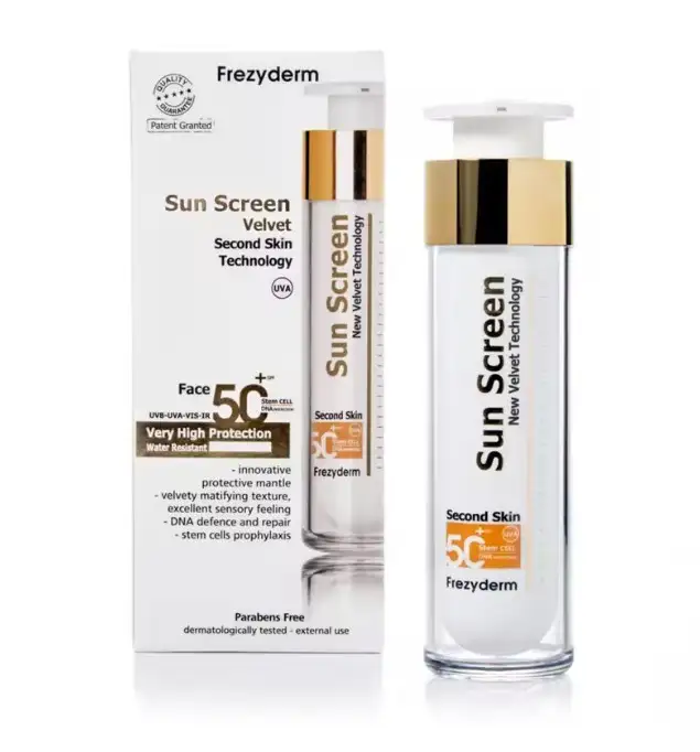 Frezyderm Sun Screen Velvet Face 50ml SPF 50