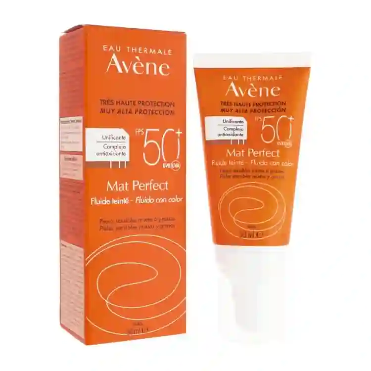 Avene Solar Cara Mat Fluido Color Spf 50+ 50 Ml