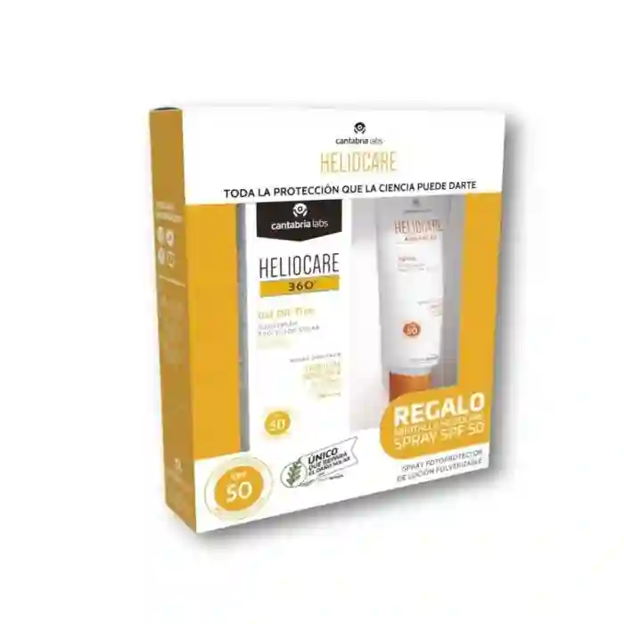Heliocare 360 ​​Gel Oil Free Spf50 + Advance Spf50 Gift Face