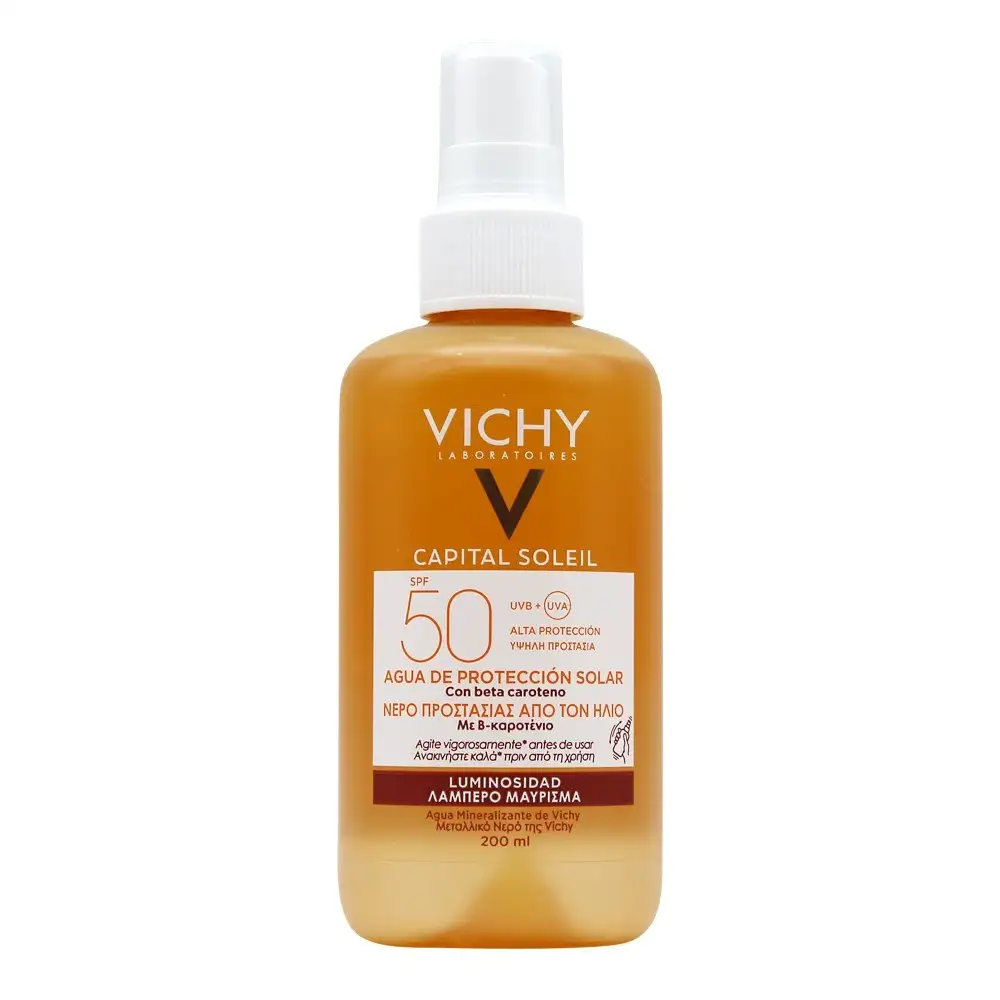 Vichy solar body SPF50+ water luminosity 200 ml