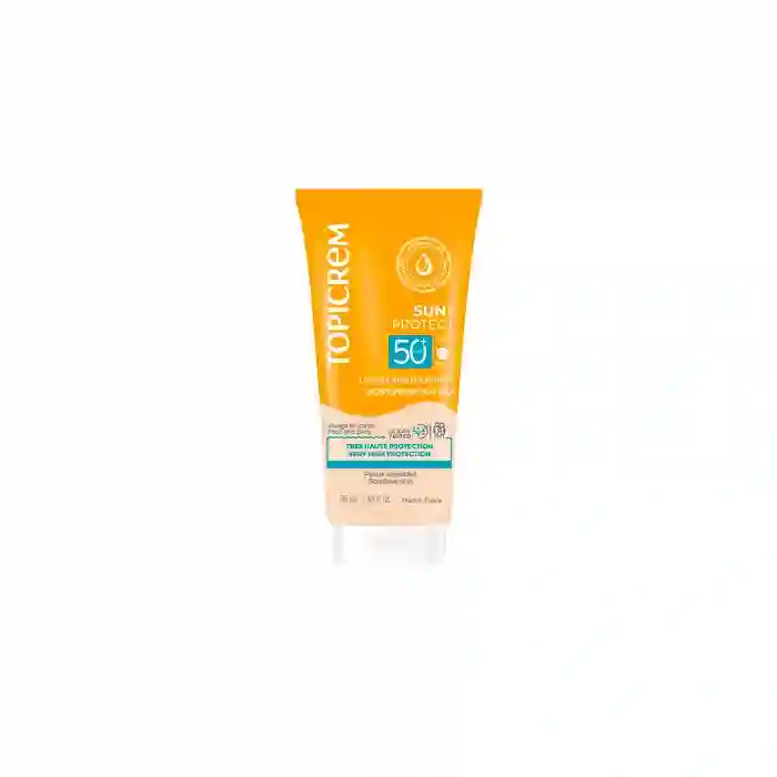 Topicrem moisturizer milk spf50+ 50 ml