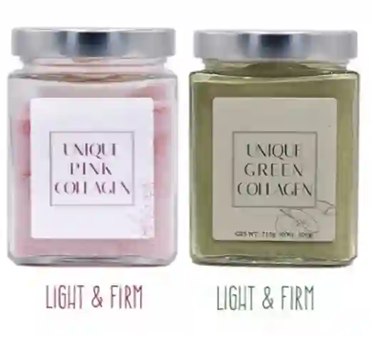 UNIQUE PINK Collagen Pack 300 grams + Green Collagen 300 grams