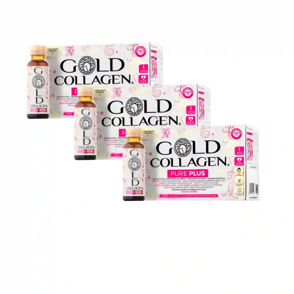 Gold Collagen Pure Plus 3x10 MONDOsis FLASK 50 ML TRIPLO!