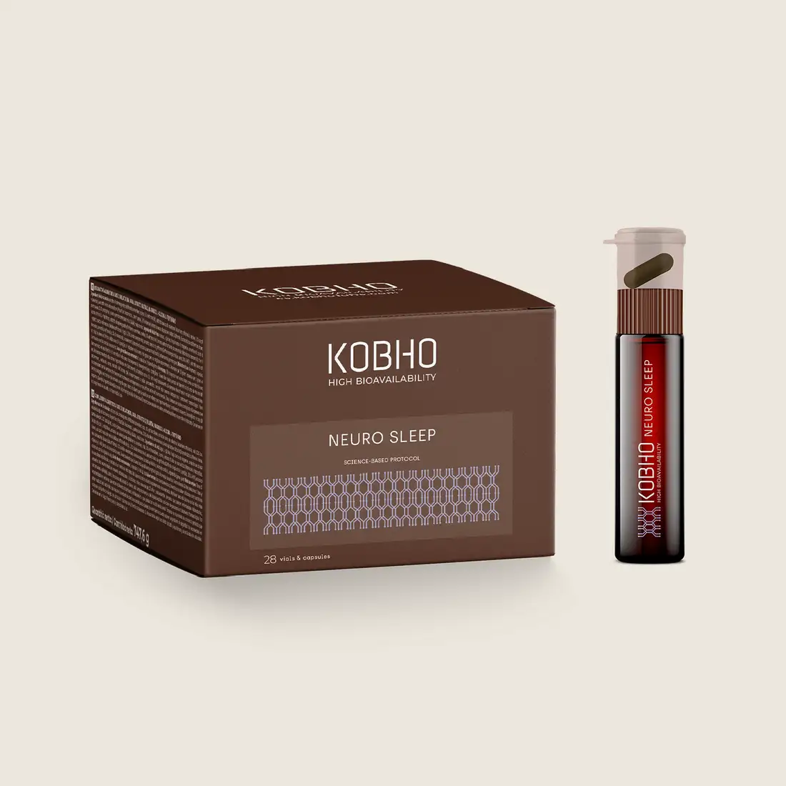 KOBHO NEURO SLEEP 28 CAPSULA + 28 VIALES