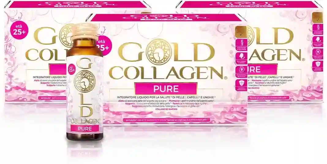 Gold Collagen Pure 30 FLASKS MONDOsis 50 ml - 30 days TRIPLE!