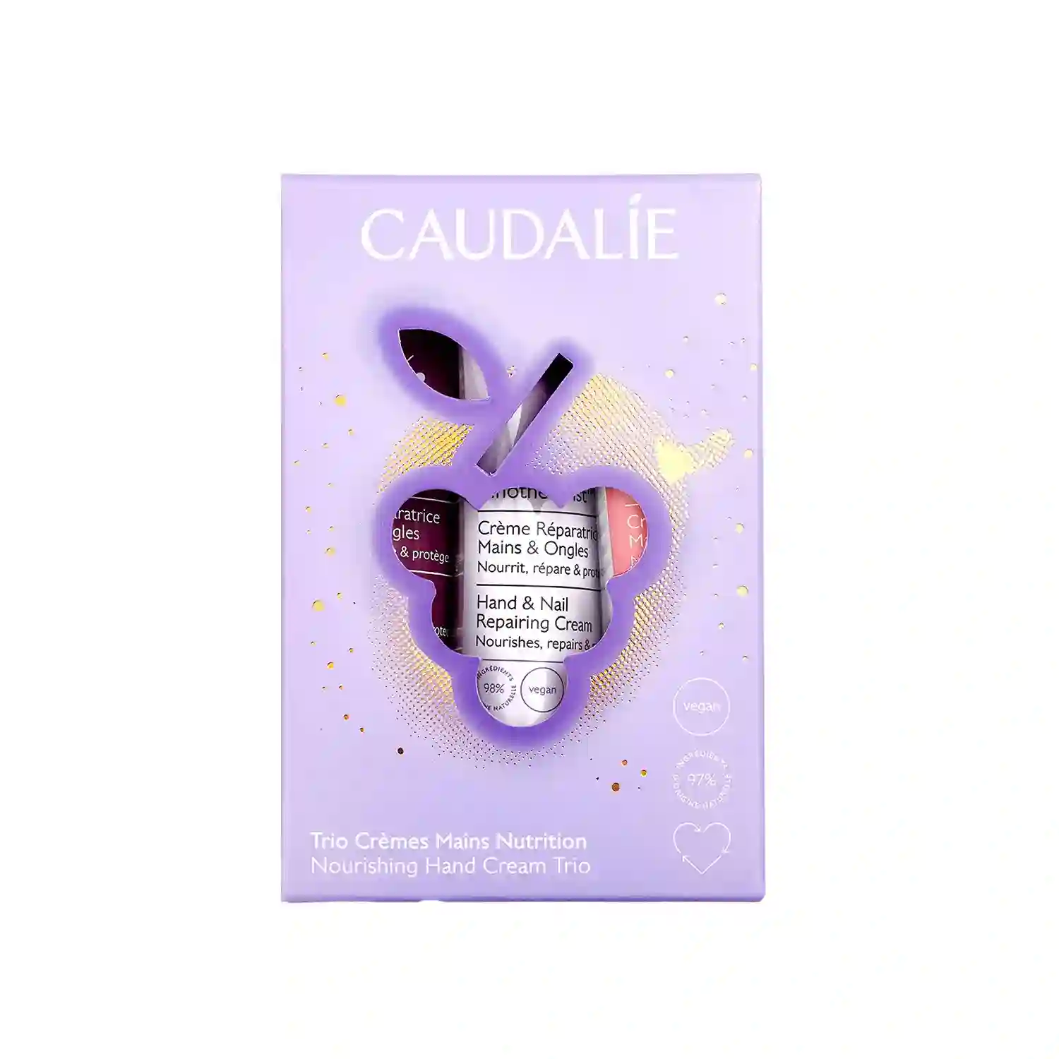 Caudalie Trío Crema Manos Hidratación