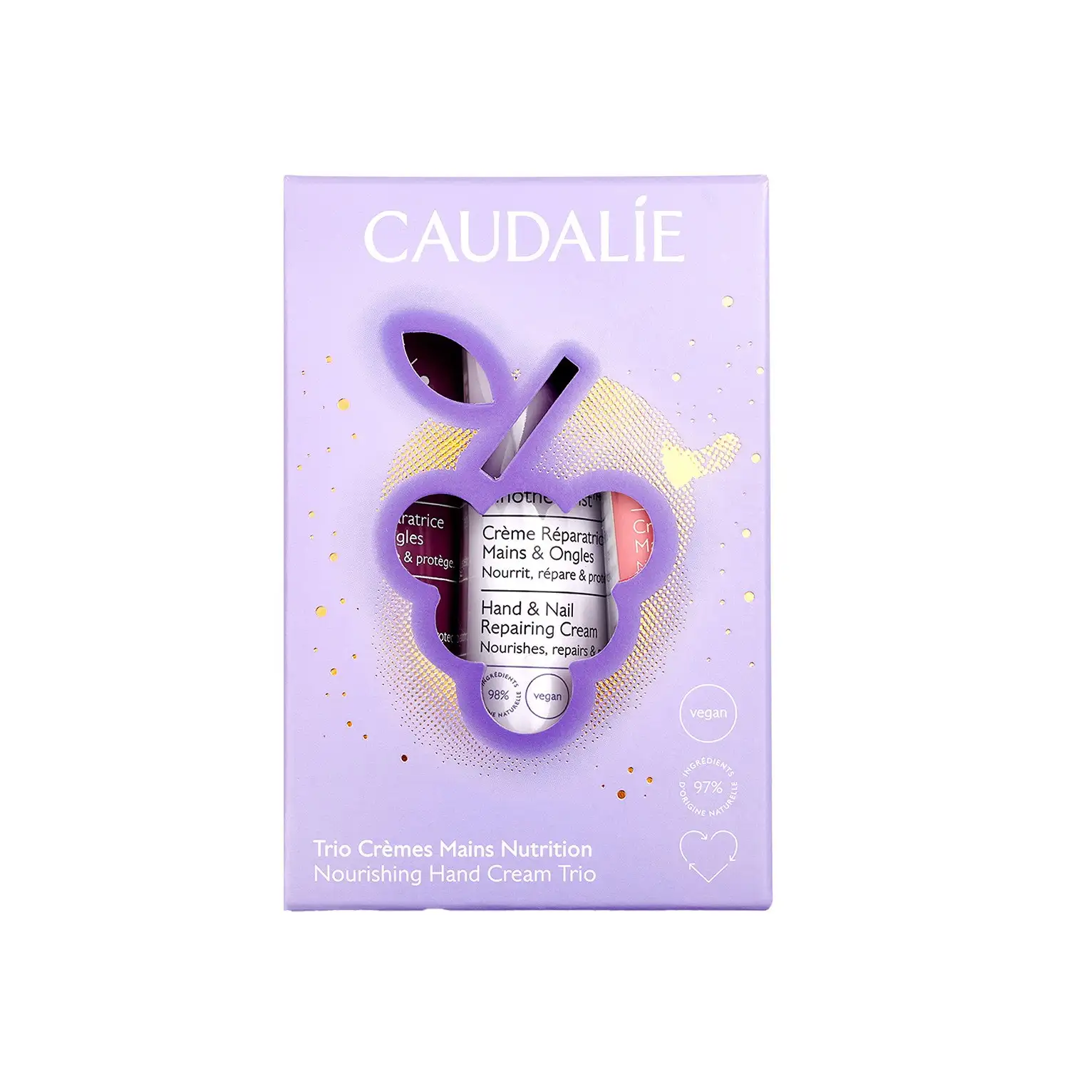 Caudalie Trío Crema Manos Hidratación