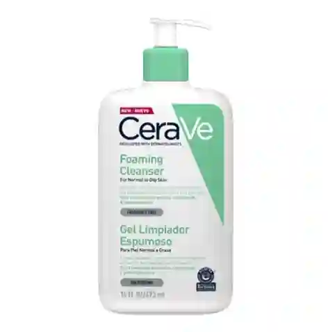 Cerave Gel Limpiador Espumoso 473 ml