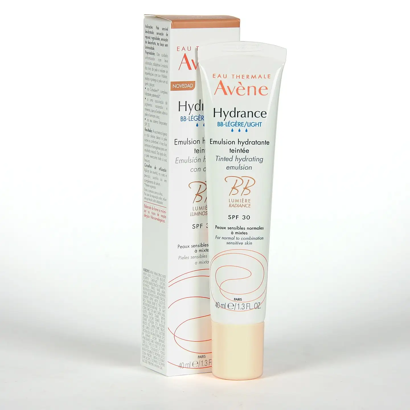 AVENE HYDRANCE EMULSION BB Light SPF 30 Color 40ml