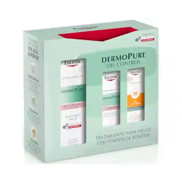 Eucerin Dermopure Serum + Gel + SPF50
