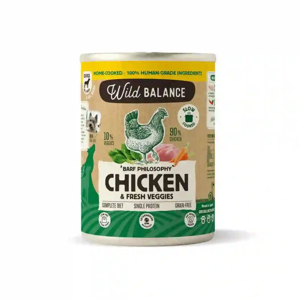 Lata de Pollo para perros 400g - Filosofía BARF