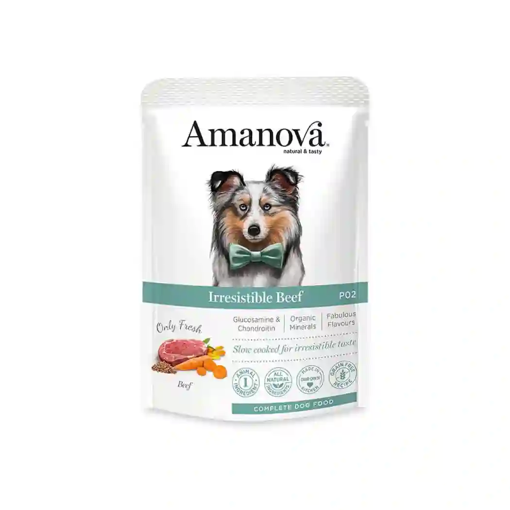 Wet Amanova Adult Dog Irresistible Beef